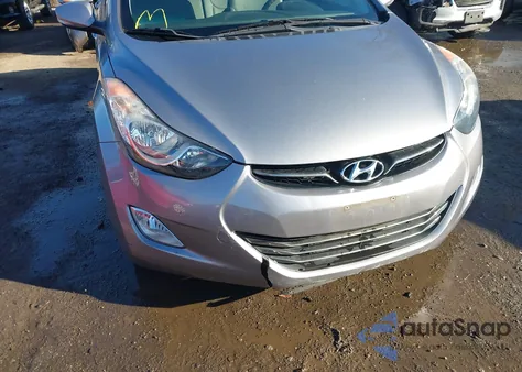 2013 Hyundai Elantra Limited from USA, damaged, VIN KMHDH4AE9DU660012